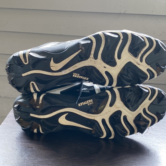 Nike CV0584-001 Alpha Menace 3 Shark Men’s Black White Football Cleats Size 11W - Picture 11 of 12